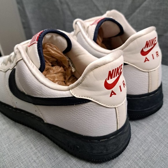%MEN Nike Air Force 1 Low \'07 LV8 \'USA\' Flag, White Size: 12 CK6718-100 / A 33 main image 6